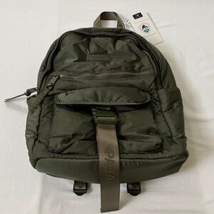 NWT PAJAR Nylon Puffer Backpack Olive Green